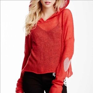 Wildfox “my little lover” Billie crop hoodie